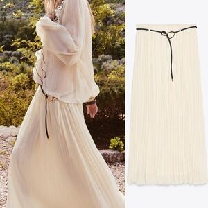 NWT Zara Flowy Skirt 3897095